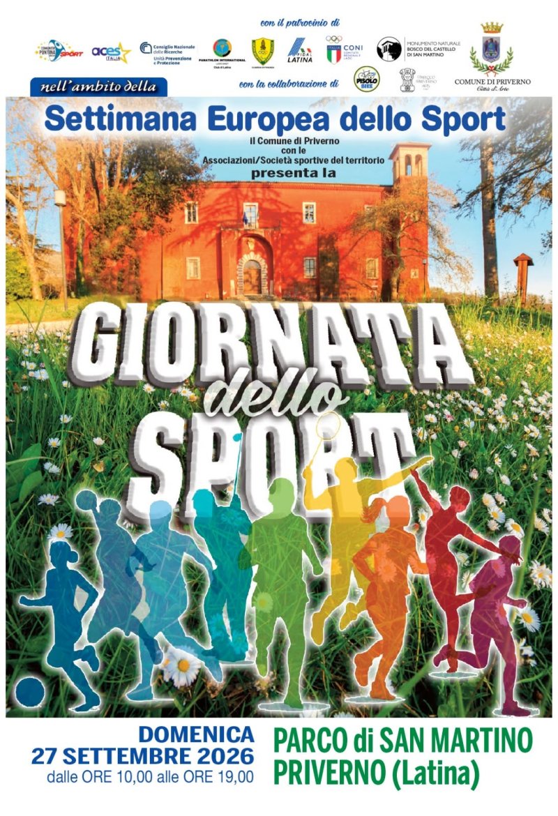  Giornata dello Sport - 27.09.2026 Parco di San Martino